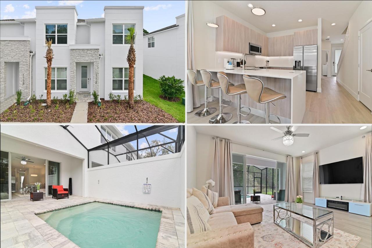 New Modern & Spacious Townhouse Near Disney - 4Br And 3Fb Орландо Екстериор снимка